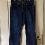 Lucky Brand Y2K  Crop Jeans Womens Size 4 Dark Wash Denim High Rise Blue Photo 0