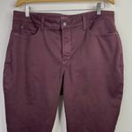 NYDJ Not Your Daughters Jeans Alina Burgundy Leggings Pants Skinny Plus 16W 16 Photo 1