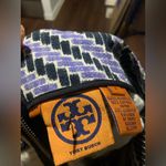 Tory Burch Women's Purple Black Geometric Pleated A Line Skirt fall casual $350 Photo 1