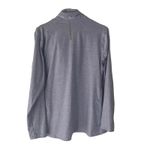 New Balance  Size M‎ Half Zip Funnel Neck Long Sleeve Light Blue Pullover Sweater Photo 4