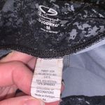 Champion Duo Dry woman’s medium marble print capri athletic leggings grey black Photo 6