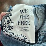 We The Free Free People  Ziggy Denim Straight Leg
Overalls Powder Blue Size L Photo 7
