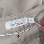 Lady Hagen New Women’s Essentials Solid Khaki Front Pleat Pants Size 10 Photo 7