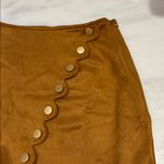 Cupshe  Faux Suede Mini Skirt Photo 1