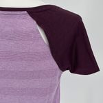 The North Face  Flash Dry Athletic Running Short Sleeve Shirt Purple Size Medium Photo 8