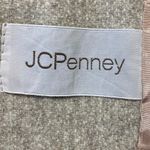 JCPenney Women's Beige Long Sleeve Tie Waist Button Up Trench Coat Jacket Size M Size M Photo 3