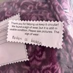 Croft & Barrow  Faux Fur Pajama Set Purple Large Photo 6