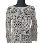 Soft Surroundings Soft‎ Surroundings Pointella Open Knit Sweater Women's Size PS wool/silk blend Photo 0