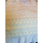 Alexis  Calypso short dress size Small White/ cream cold-shoulder embroidered Photo 8