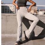 We The Free Free People HR Contour Flared Pants in Heather Gray sz Medium NWT Photo 1
