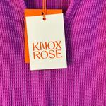 Knox Rose Purple Long Sleeve Relaxed Blouse Photo 3