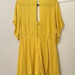 Louna Mustard Tie Romper Yellow Size XL Photo 7