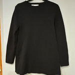 ZARA  black sweater dress or tunic size M‎ Photo 0