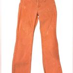 Pilcro by Anthropologie High Rise Bootcut in Rust Orange Distressed Jeans Sz 26 Photo 0