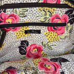 Vera Bradley  Quilted Handbag Purse Brown Floral Interior Top Handle Zip‎ Closure Photo 8