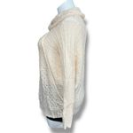 Apt. 9 Y2K  Womens Cowl Neck Open Knit Sweater Pullover Slouch Fit Pink Gold Large Photo 3