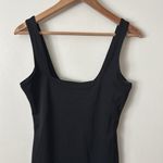 Good American M Modern Scuba Tank Maxi Dress in Black Photo 4