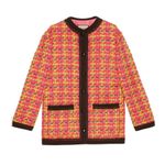 Gucci Wool Lame Tweed Jacket Size 42 Photo 0