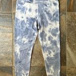 Kensie  Blue and White Tie-Dye Leggings Women’s Size Large Photo 0