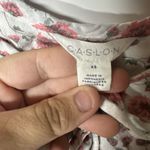 Caslon  White Pink Floral Top Shirt Size Small 3/4 Sleeve Photo 9