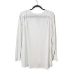Catherine Malandrino  White Peasant Top Size Large Photo 1