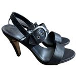 Karl Lagerfeld Colene 8M Strappy Business Casual Ankle Strap Heels Black Size 8 Photo 4