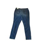 Old Navy  Curvy Mid Rise Skinny Jeans Women's 16 Long Blue 5-Pocket Medium Wash Photo 3