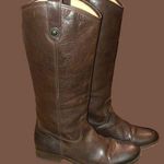 Frye Women’s Knee High Brown Leather Boots Made In Mexico Size 9 Photo 0