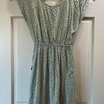 Hippie Rose  Ditzy Floral Sage Mini Dress - Size XS Photo 3