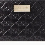 Kate Spade Embossed Spade Cardholder • Slim Leather Wallet NWT Photo 0