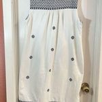 beach lunch lounge collection lliya dress navy embroidery sz 12 Boho Cottage Photo 1