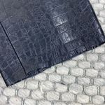 ZARA  Embossed High Waist Faux Leather Ankle Pants‎ Black Small Photo 4