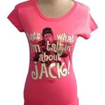 NEW Juniors Hot Pink Duck Dynasty Thats What Im Talking About Jack T Shirt M Size undefined Photo 0