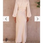 Champagne Bridesmaid Dress Size 6 Photo 3