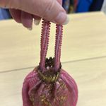 Vintage Hand Made Beaded Cloth Bag Drawstring Pouch Beggars Bag Photo 8