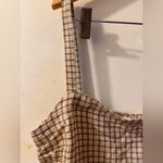 Madewell Square-Neck Supercrop Tank Top in Plaid Photo 4