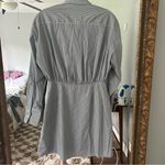 NWT TWP Devon Hunter Green Pinstripe Shirt Dress Collar Polo Size XS Photo 8