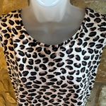 Cozy Couture Leopard Cheetah Print High Low Tank Top Shirt Women’s Medium Black Photo 9