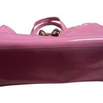 Ted Baker  Icon Tote Bag Pink Metallic Bow Detail Coquette Plastic Cut-Out NWT Photo 5