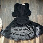 Rococo Short Dress in Black  SAND Photo 3