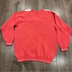 Vintage Collegiate Varsity Sweater Paris Sport Club Women's Size Medium Tennis White Photo 3