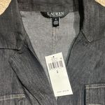 Ralph Lauren Lauren Denim Short Sleeve Jumpsuit Photo 7