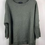 Lane Bryant  Weave Knit Speckled Khaki Crew Sweater Photo 0