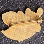 Vintage 1984 LA Olympics Sam the Eagle Archery Pin USA Mascot Gold Photo 2