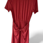 Lululemon  dress Unwind Your Mind speckled size 4 twist front short sleeve Photo 0