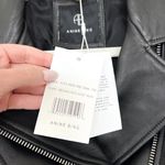 ANINE BING  Benjamin Leather Moto Jacket in Black NWT Photo 8