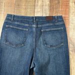 Lands' End Lands’ End Women’s Bootcut Jeans 16 Classic Fit Stretch Denim Dark Wash Plus Photo 6