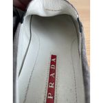 Prada  Suede Slip-On Sneakers Gray Women’s EU 38.5 US 7 Photo 10