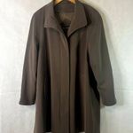 Regent Park Classic Tan Car Trench Coat Size Medium Brown Photo 12