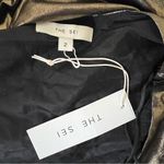 NEW NWT The Sei X Revolve One Shoulder Cutout Maxi Gown In Gold Lame Size 2 Photo 10